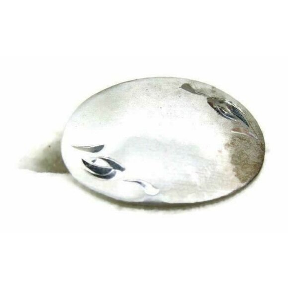 Oval Accent Sterling Silver 925 Vintage Patina Cufflinks - Picture 8 of 9